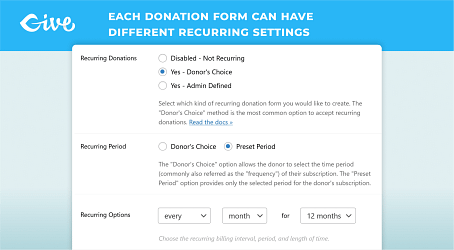 Recurring-Form-Settings